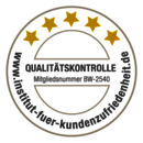 Institut für Kundenzufriedenheit: Qualitätsversprechen sichern und Verbesserungen fördern, Kundenzufriedenheit messen und gegebenenfalls wiederherstellen – das sind die Aufgaben des neutralen Instituts für Kundenzufriedenheit. Als TÜV-zertifiziertes Profi
